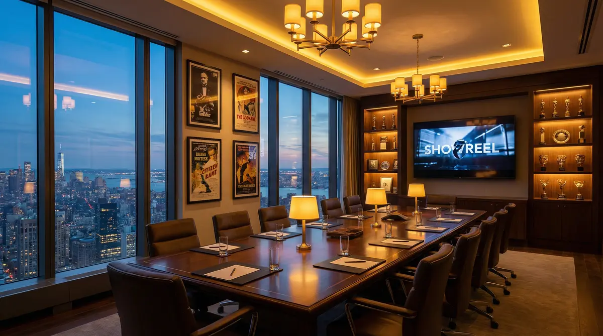 狠狠撸 投资合作会议室